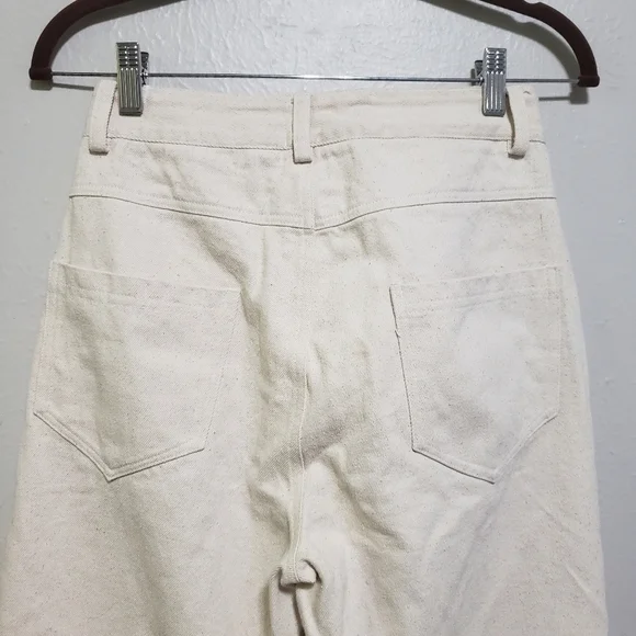 Tribe Alive Cream Wide Leg Jeans - Picture 6 of 15